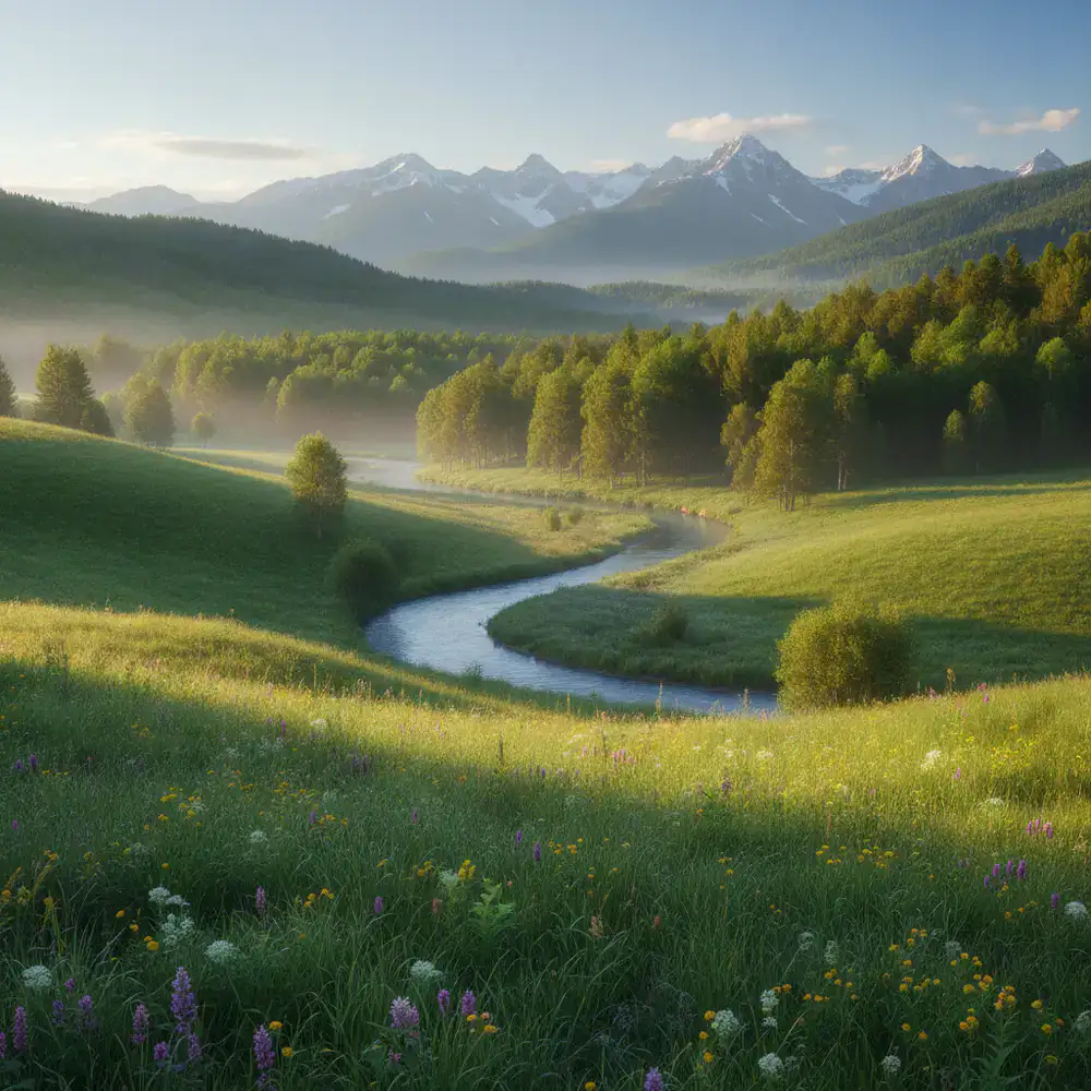 Beautiful landscape view of nature